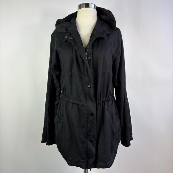 Y2K Market & spruce Hooded Jacket M Utility Boho Drawstring Waist Oversized - Picture 1 of 16
